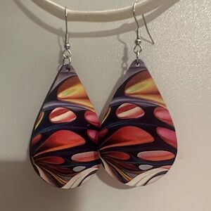 Colorful Teardrop Earrings